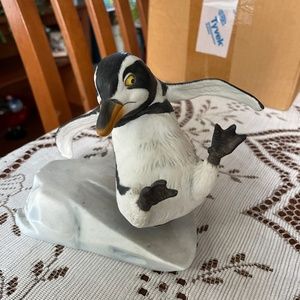 Vintage Franklin Mint Porcelain Penguin "Whoops!"
